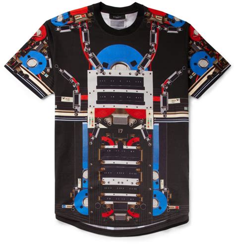 givenchy robot shirt|Givenchy Robot Print T.